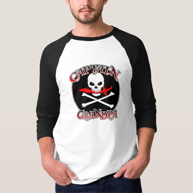 Captain Grandpa T-Shirt (Front)