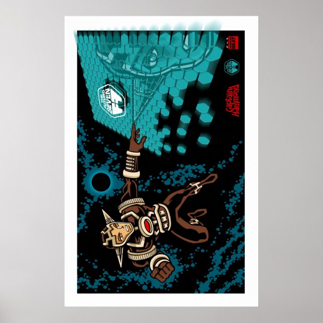 Captain Hammond vs The Futuro Seven Poster (Front)