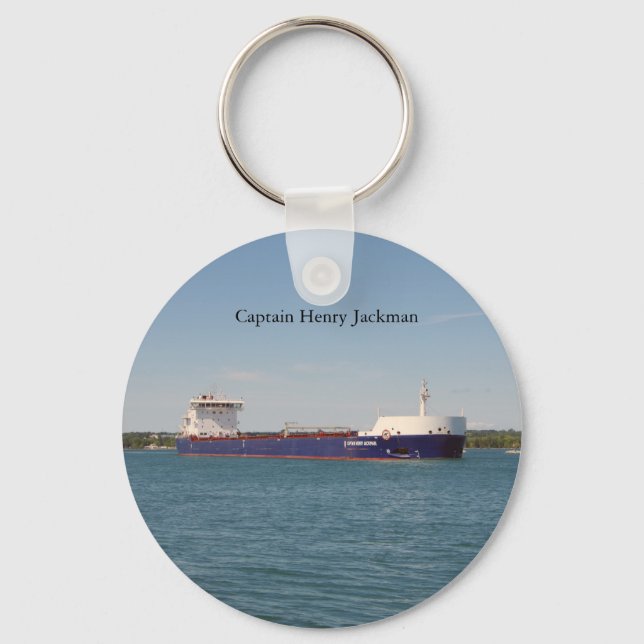 Captain Henry Jackman 2021 button keychain (Front)