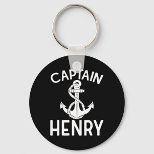 Captain Henry Sailing Ship Boat Boating Yacht  Key Ring