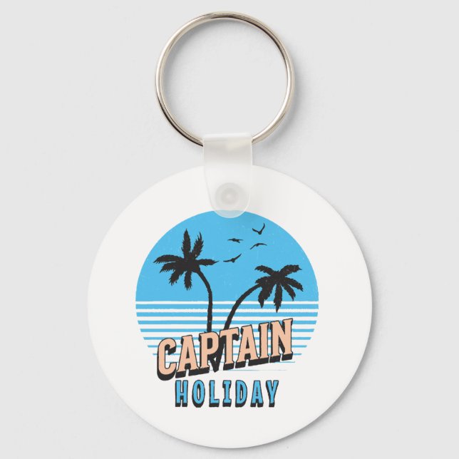 Captain Holiday Key Ring (Front)