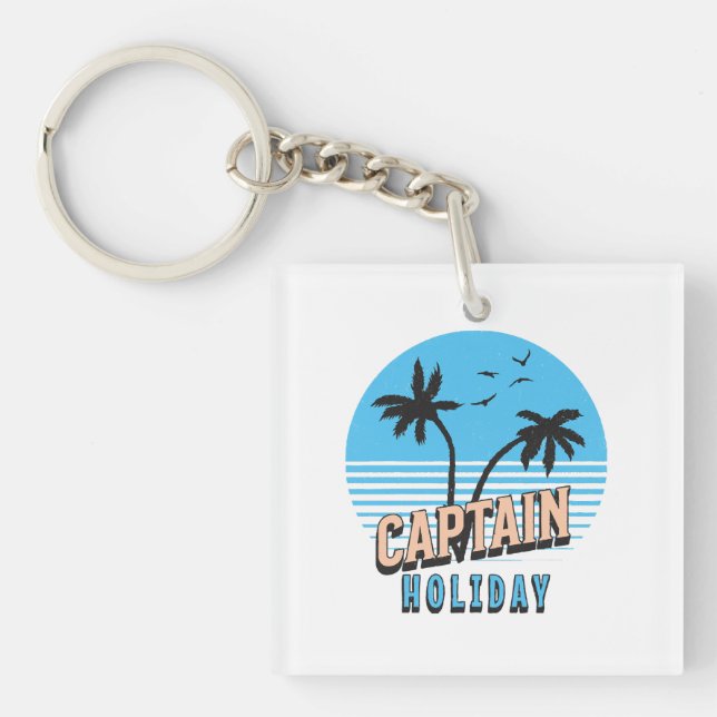 Captain Holiday Key Ring (Front)