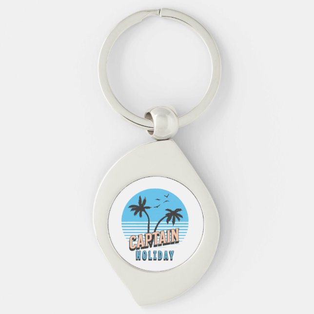 Captain Holiday Key Ring (Front)