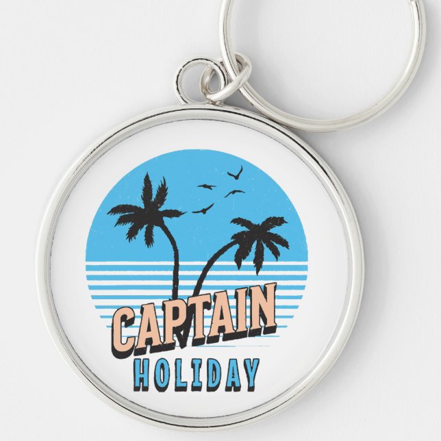 Captain Holiday Key Ring (Front)