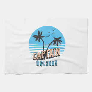 Captain Holiday Tea Towel
