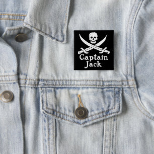 Captain Jack 15 Cm Square Badge