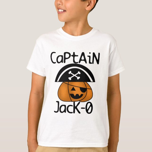 Captain Jack=O Halloween tshirts and gifts (Front)