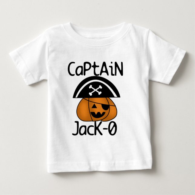 Captain Jack=O Halloween tshirts and gifts (Front)