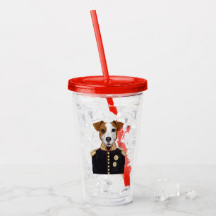Captain Jack Russell Acrylic Tumbler