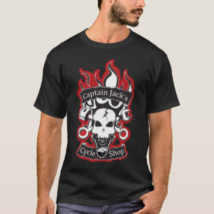 Captain Jacks Cycle Shop Dark T-shirt