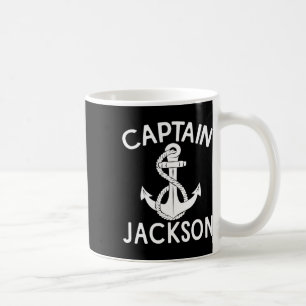 Captain Jackson Yacht Boat Sailing Boating Ship Coffee Mug