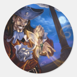 Captain James Classic Round Sticker