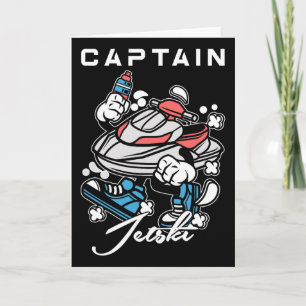 Captain Jet Ski Water Extreme Sports Jetski Jet Sk Card