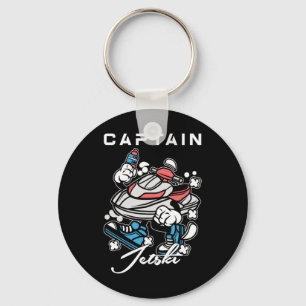 Captain Jet Ski Water Extreme Sports Jetski Jet Sk Key Ring