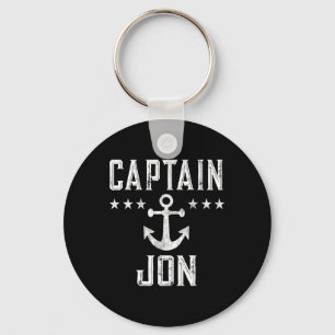 Captain Jon Boating Gift For Boat Lovers Key Ring
