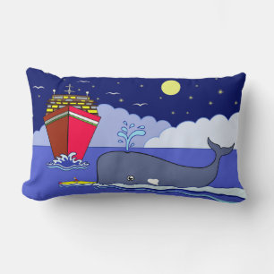 Captain Kayak Saved by Whale Lumbar Cushion