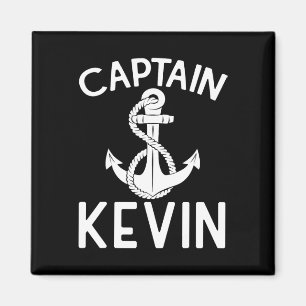 Captain Kevin Boat Anchor Boating Ship Yacht Magnet