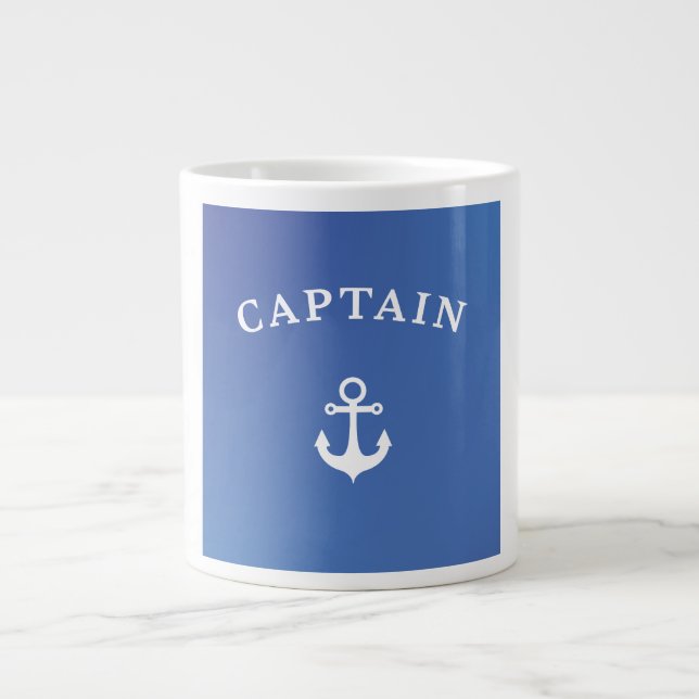 Captain Large Coffee Mug (Front)