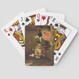 Captain Macheath Upbraided by Polly and Lucy in th Playing Cards