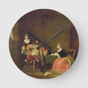 Captain Macheath Upbraided by Polly and Lucy in th Round Clock