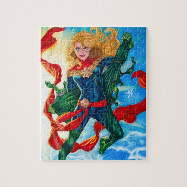 Captain Marvel ~ Carol Danvers Jigsaw Puzzle (Vertical)