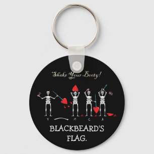 CAPTAIN MAYFLOWER'S Blackbeard Flag Key Ring