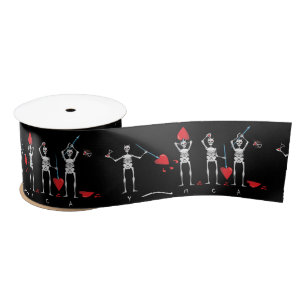 CAPTAIN MAYFLOWER'S Blackbeard Flag Satin Ribbon