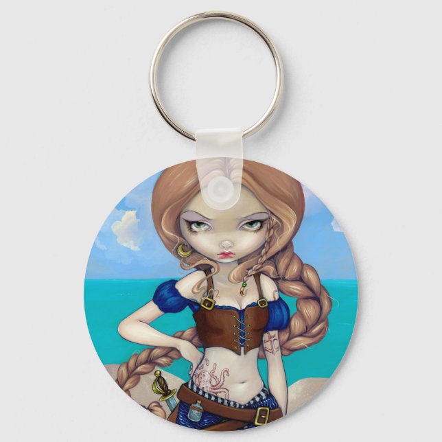 "Captain Molly Morgan" Keychain (Front)