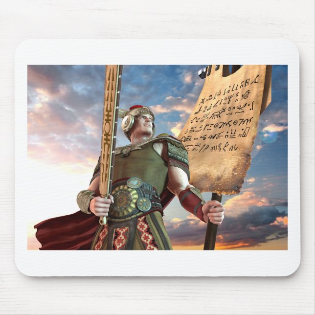 Captain Moroni Mouse Pad (Front)