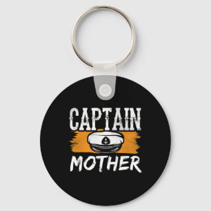 Captain Mother Boat Crew Yacht Ship Mum Mummy Mama Key Ring