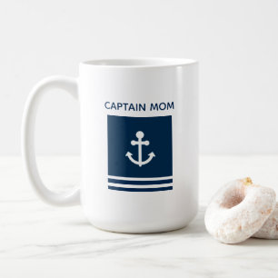 Captain Mum Anchor Coffee Mug