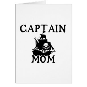 Captain Mum Greeting Card