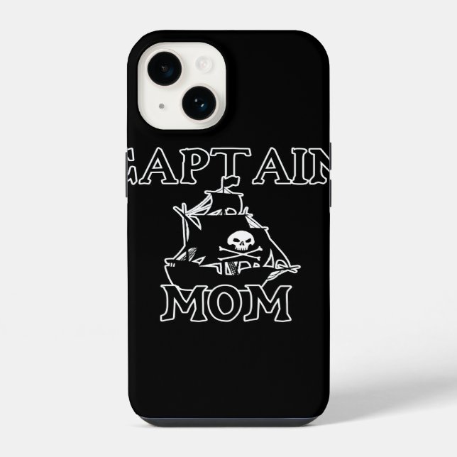 Captain Mum iPhone Case (Back)