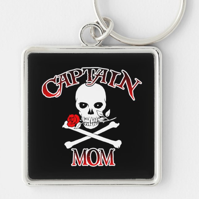 Captain Mum Key Ring (Front)