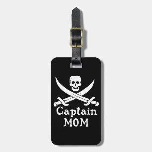 Captain Mum Luggage Tag