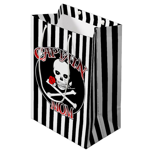 Captain Mum Medium Gift Bag (Front Angled)