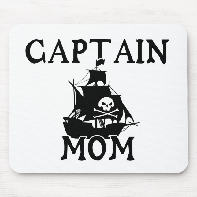 Captain Mum Mousepad (Front)