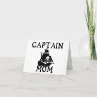Captain Mum Note Card