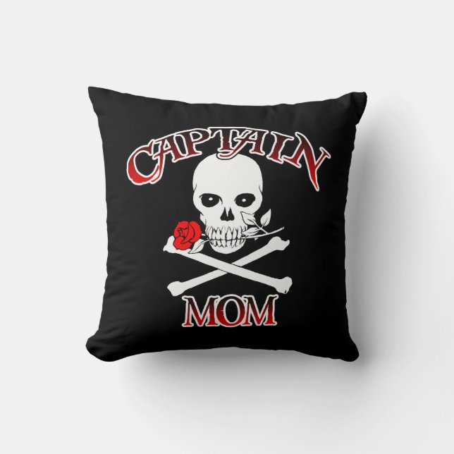 Captain Mum Pillow (Front)