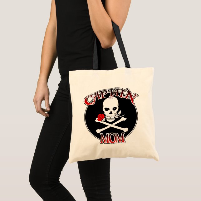 Captain Mum (Rose) Budget Tote Bag (Front (Product))