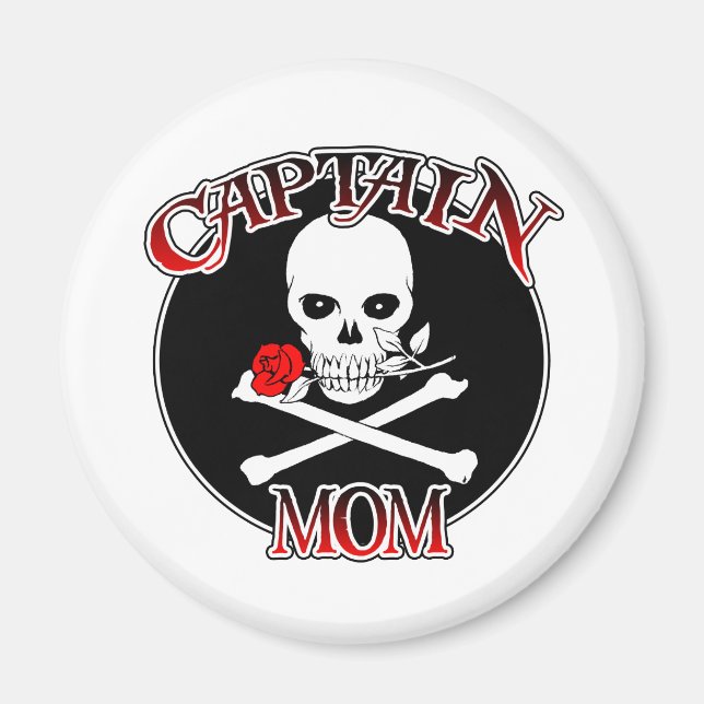 Captain Mum (Rose)Magnet Magnet (Front)