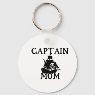 Captain Mum Small Keychain