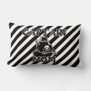 Captain Mum Throw Pillow