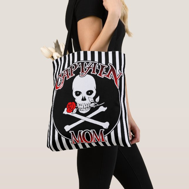 Captain Mum Tote Bag (Close Up)