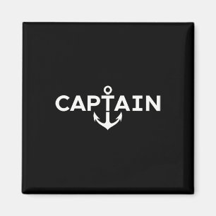Captain Nautical Anchor Boater Sailor Yachting Boa Magnet