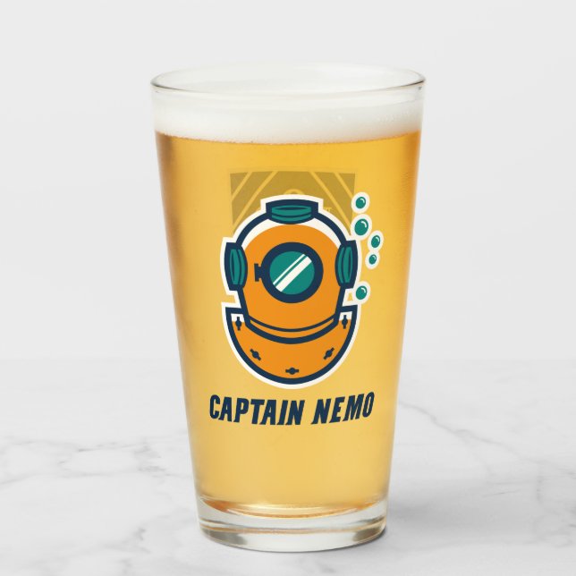 Captain Nemo/Gents FF Pint Glass (Back Filled)