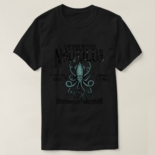 Captain Nemo&x27;s Nautilus Classic T-Shirt (Design Front)