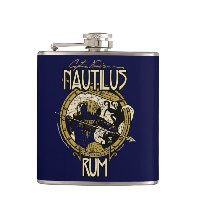 Captain Nemo's Nautilus Rum flask (Front)