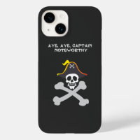 Captain Noteworthy Skull and Crossbones Pirate