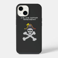 Captain Noteworthy Skull and Crossbones Pirate